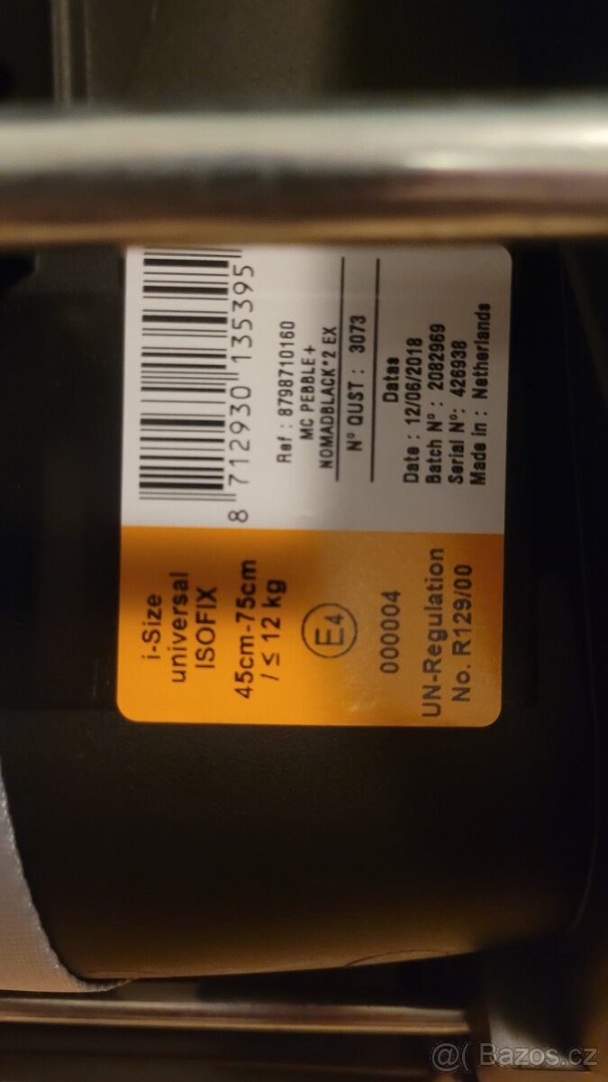 dětská autosedačka vajíčko Maxi Cosi - 3