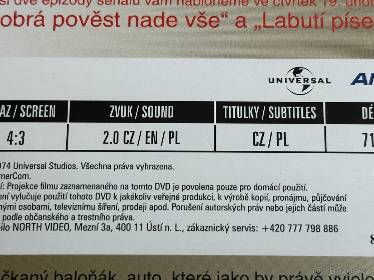 DVD Columbo - disk 11, díly 19/20 - CZ dabing i titulky - 3