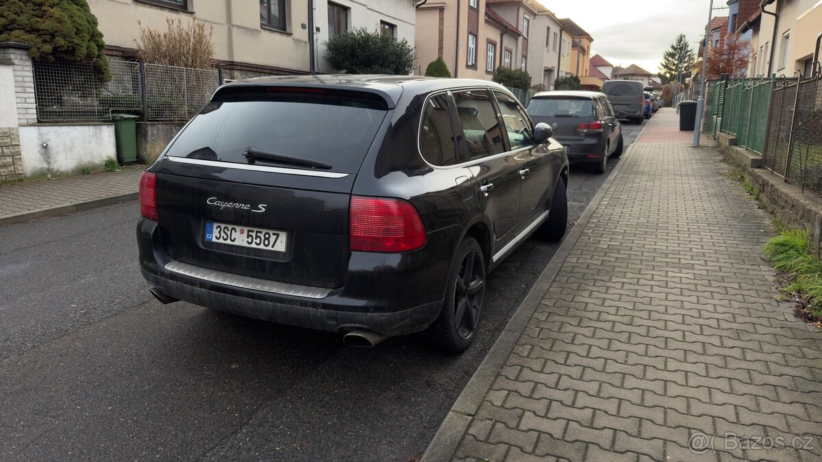 Porsche cayenne S, 2003, pružiny, plyn+benzín, V8 4,5l - 3