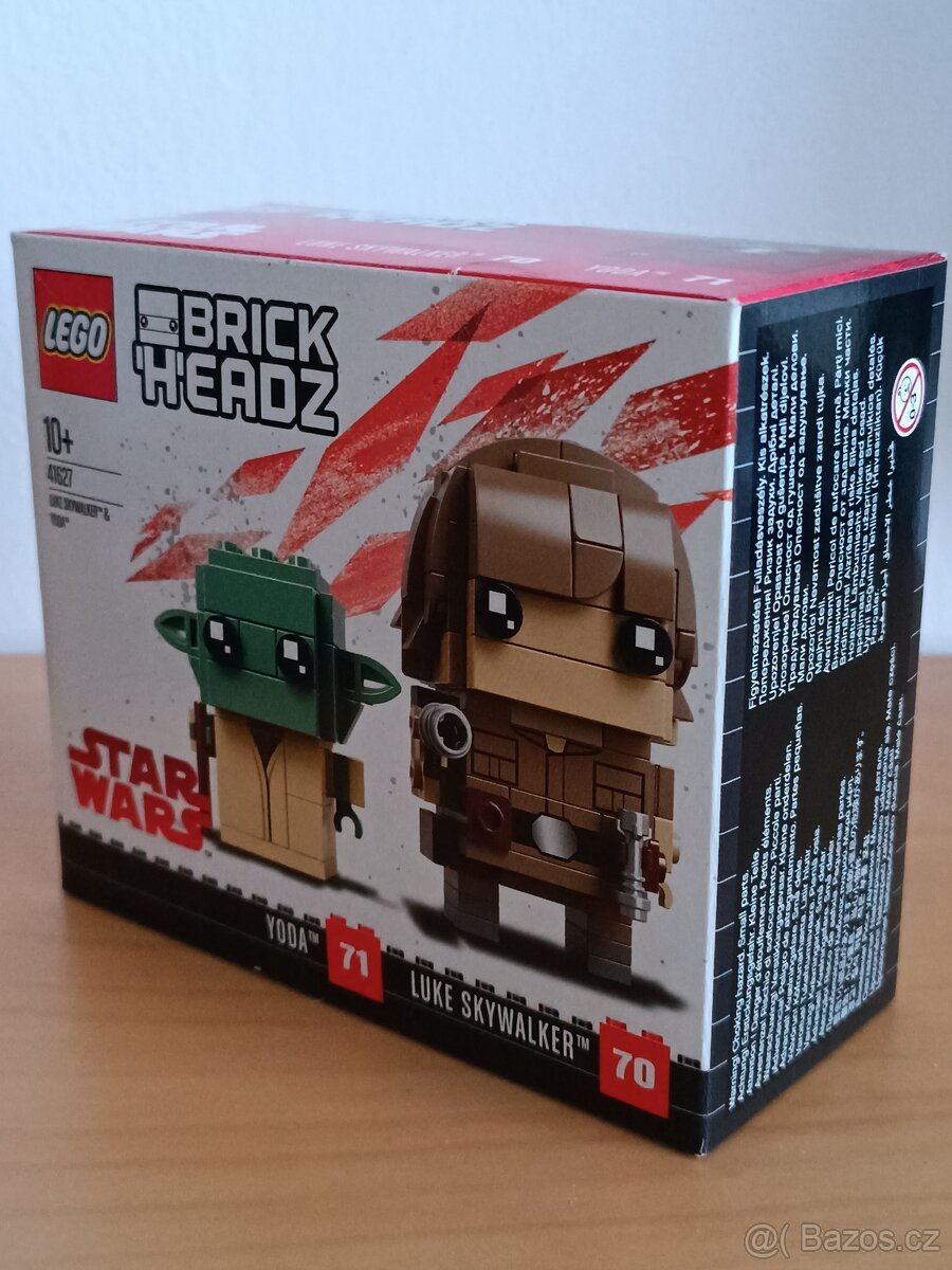 Lego BrickHeadz 41627 Luke Skywalker a Yoda - 3