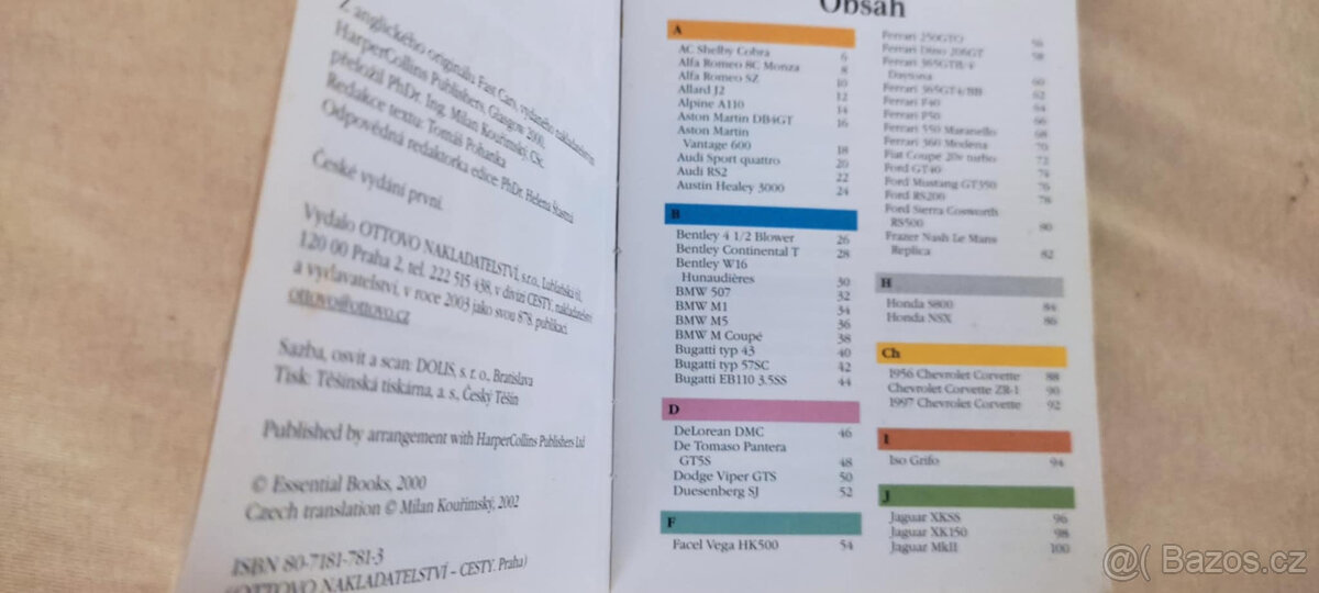 Ottova encyklopedie do kapsy Rychlá auta - 3