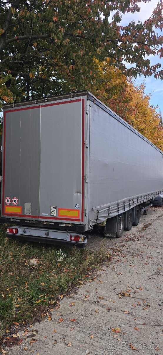 Kögel lowdeck plachtový návěs – 2016 - 3