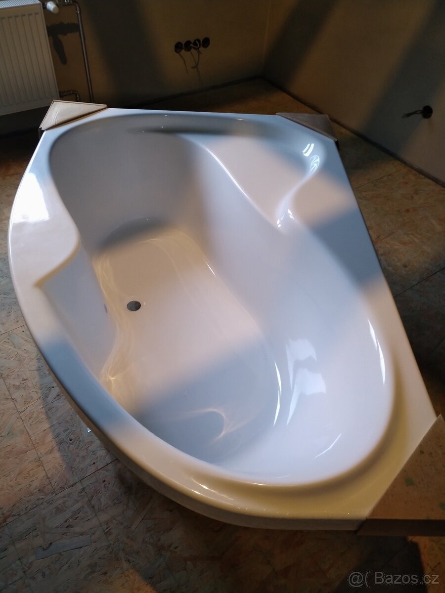 Vana Ravak ROSA 2 , levá, bílá, 150x105 cm - 3