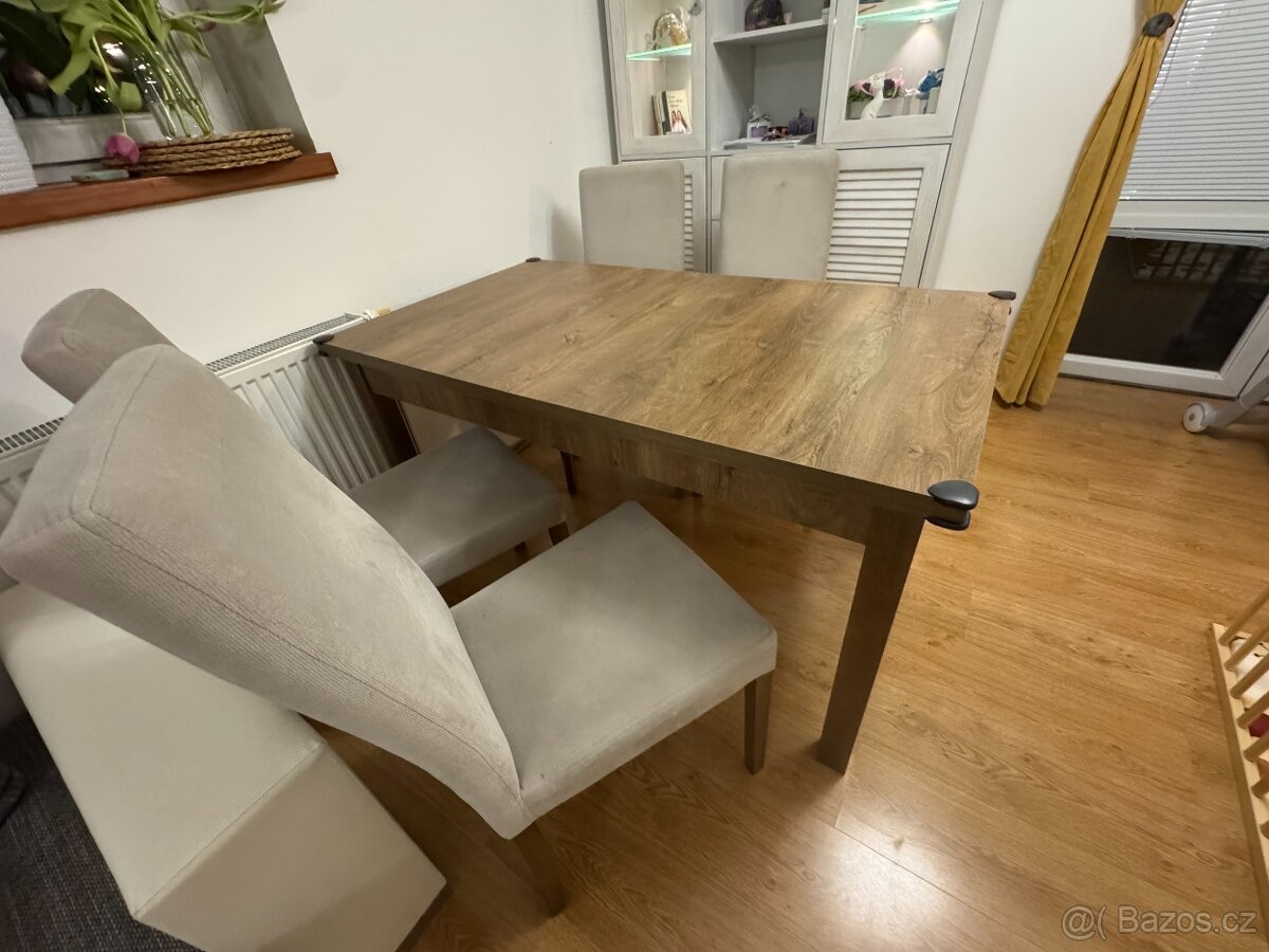 Obývací nábytek + jídelní stůl - 3