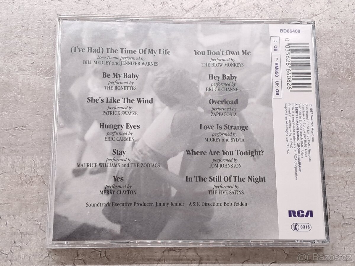 DIRTY DANCING Hříšný tanec (Soundtrack 1987) - 3