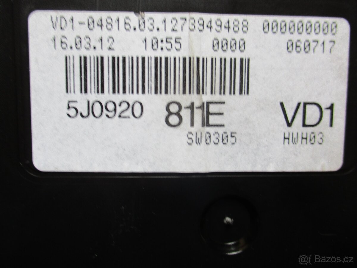 Škoda Fabia 2 Budíky, Pačky - 3