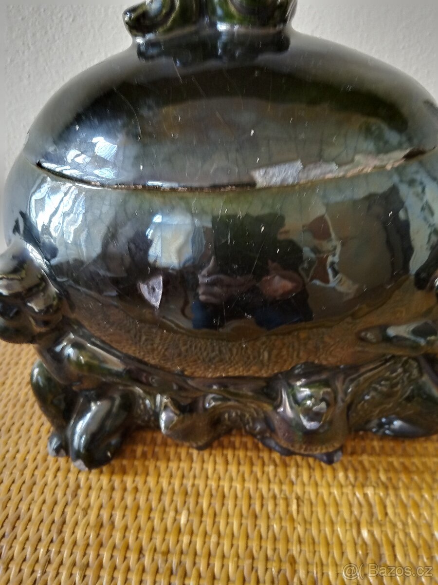 Keramická dóza Art Deco - 3