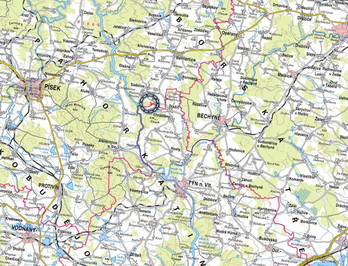 Zemědělská půda, prodej, Písecká Smoleč, Slabčice, Písek - 3