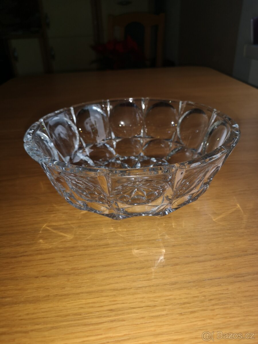 Skleněná ozdobná mísa - 3 - 3