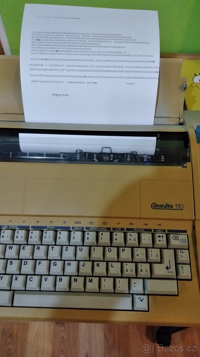 Psací stroj CONSULTA 110 - 3
