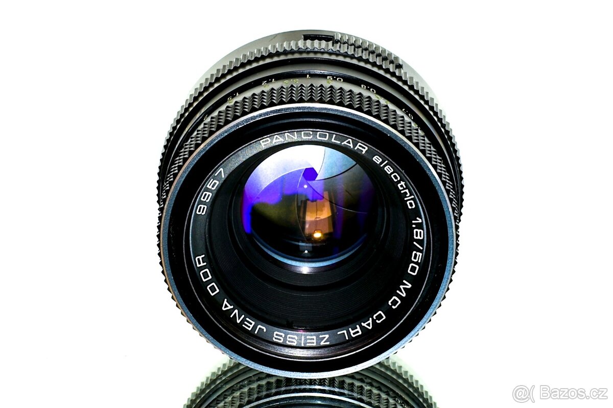 CZJ Pancolar electric MC 1,8/50mm M42 OHNIVÁK - 3