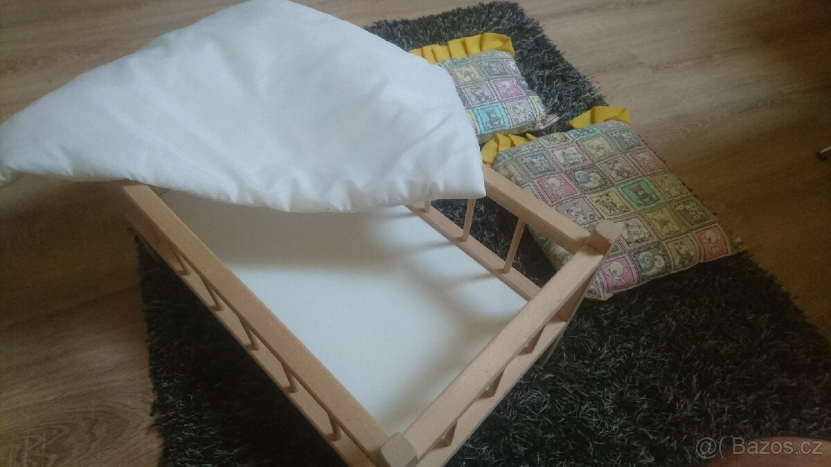 Postýlka pro panenky dřevo - 3