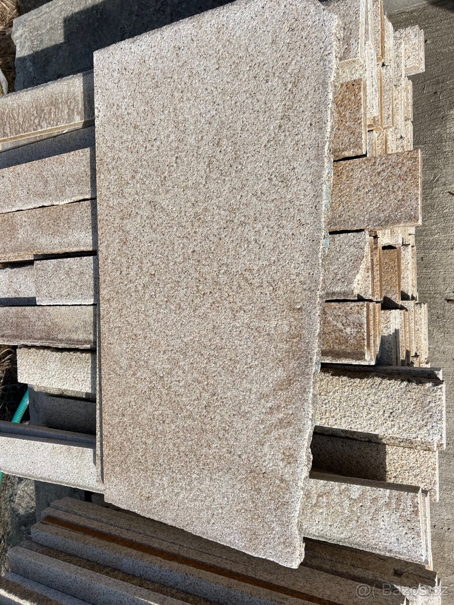 Obrubníky 12x3x100 cm žula - 3