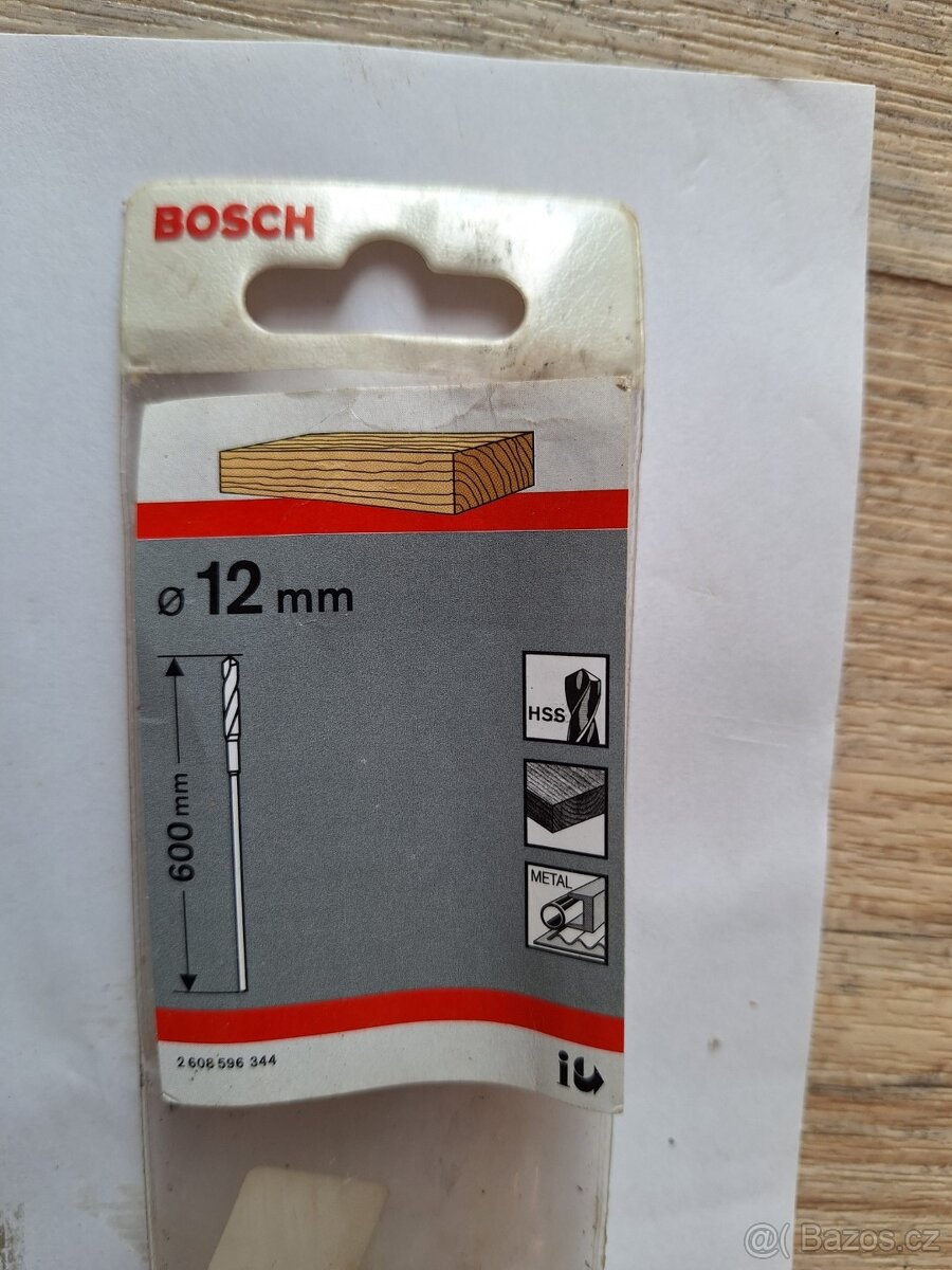 Prodloužené vrtáky BOSCH 600mm do dřeva/kovu - 3