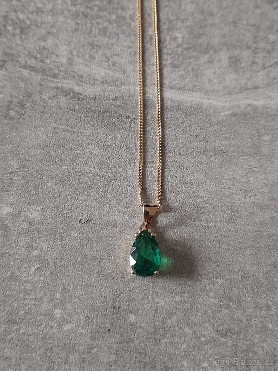 Dámský náhrdelník zlatý 375 9k - 3