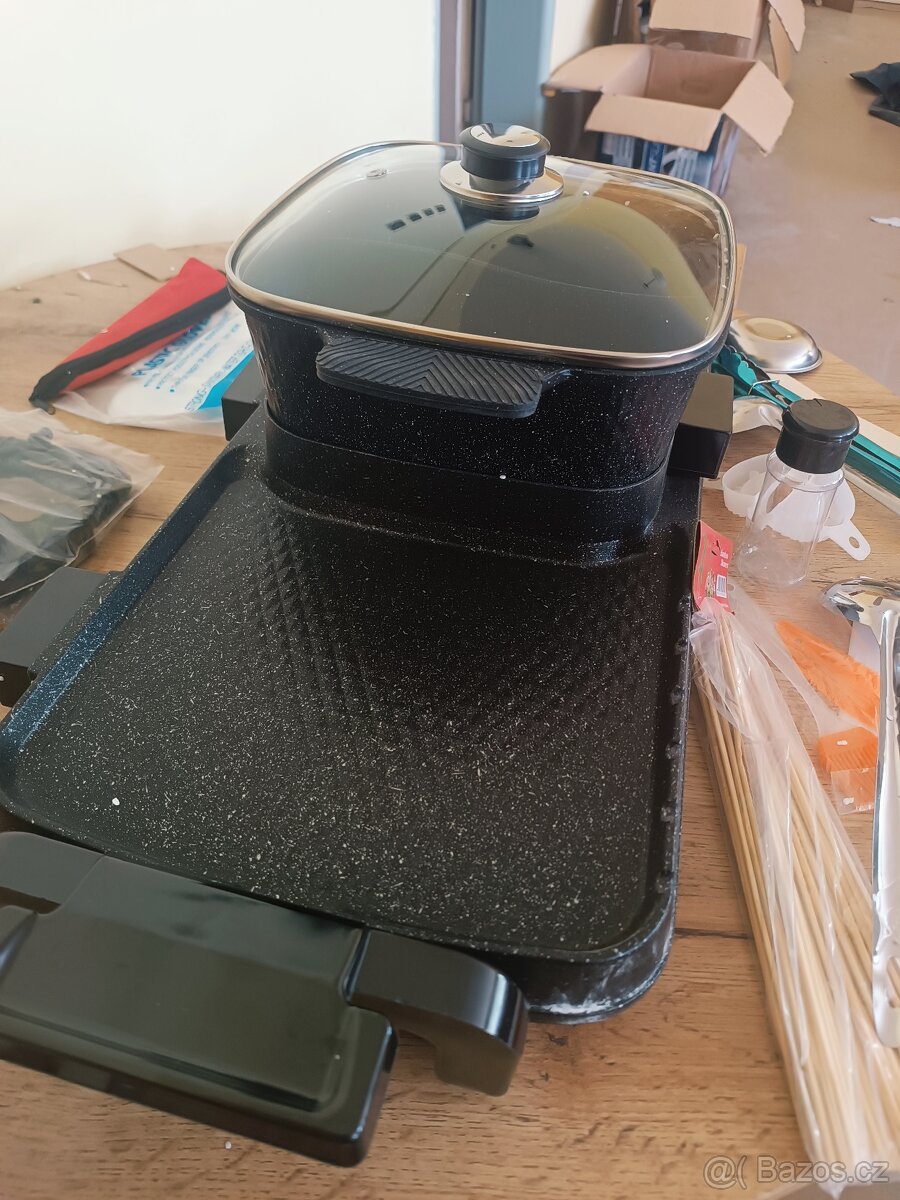 Multifunkční elektrická pánev / gril, 2400 W - 3