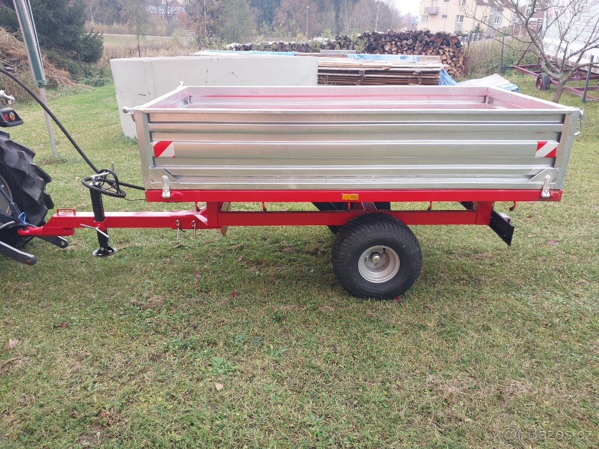 VLEK, KÁRA ZA MALO-TRAKTOR 1,5T VÝPRODEJ SLEVA - 3