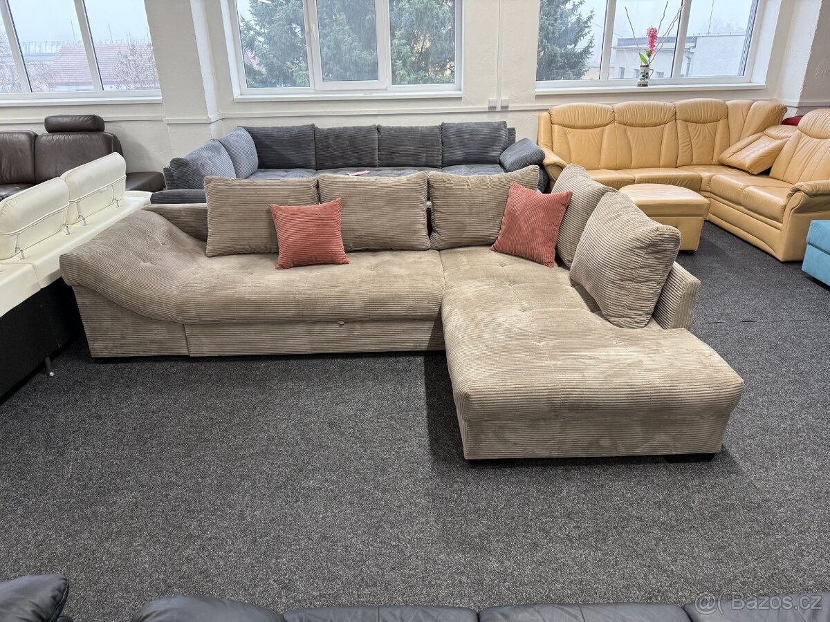 Sedací souprava rohová - rozkládací - NEPOPUŽITÁ - 3