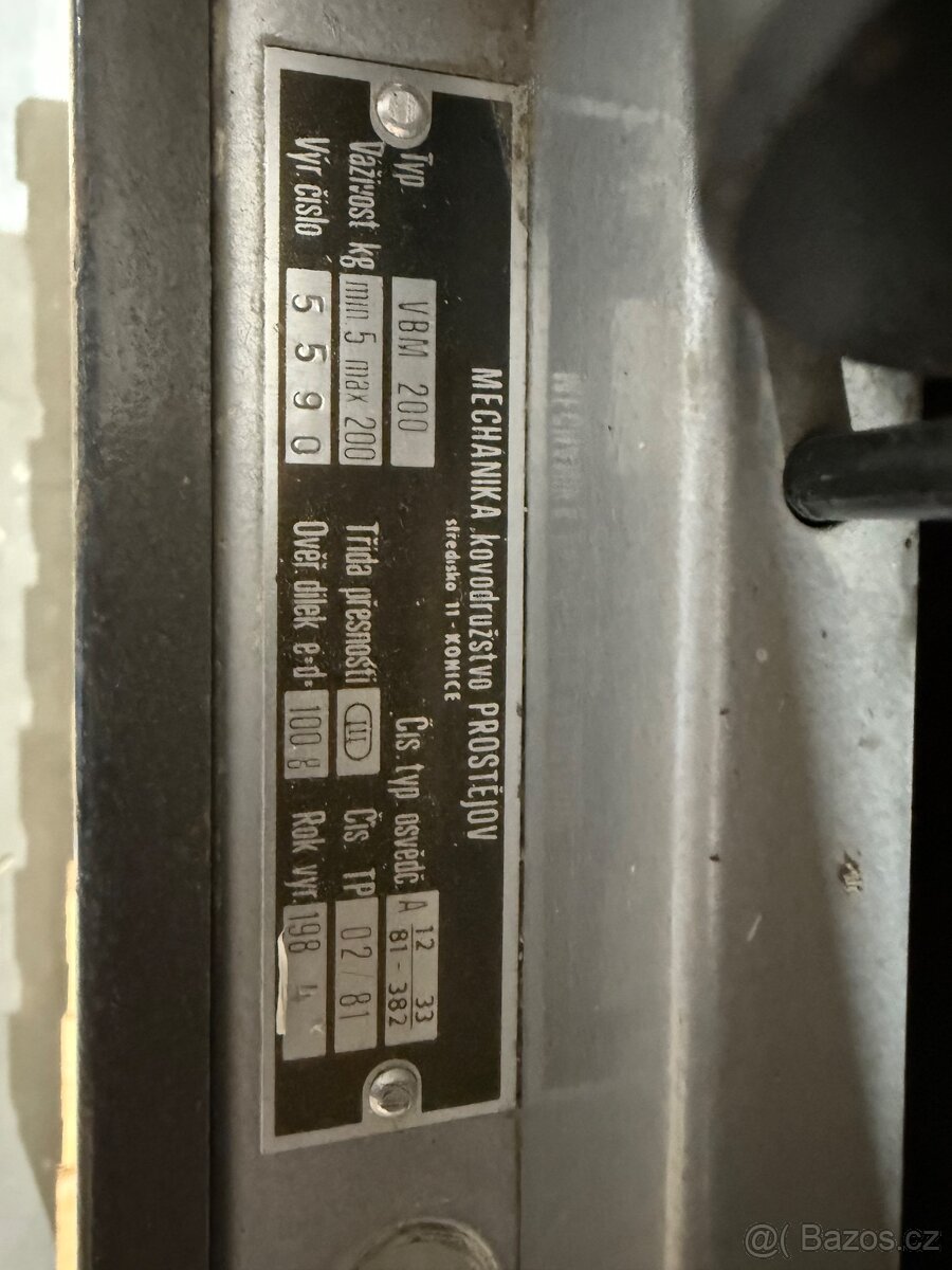 Mechanická váha VBM 200 MECHANIKA - 3