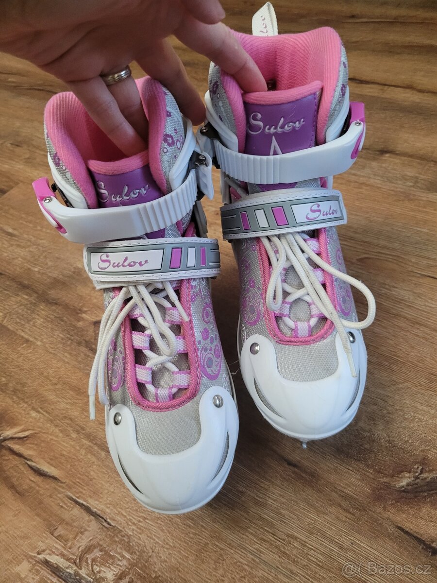 Rostoucí dívčí brusle Sulov 34-37 - 3