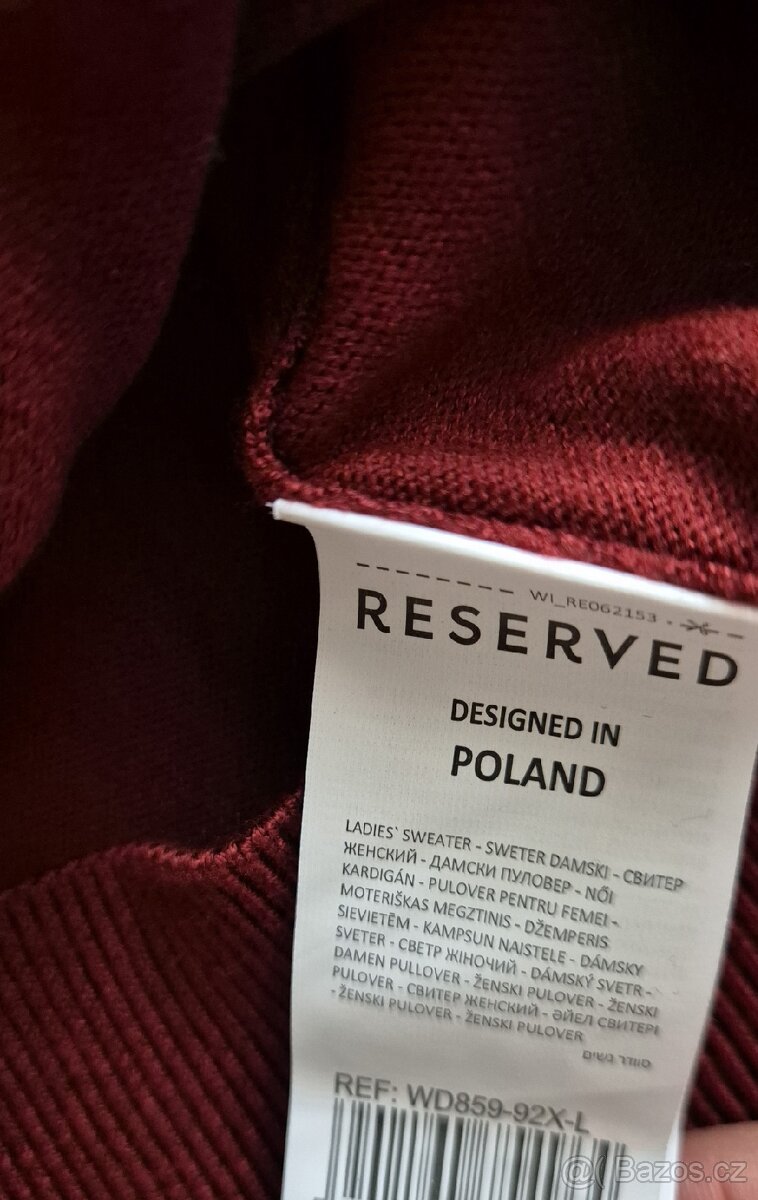 Nový svetřík Reserved, vel. L - 3