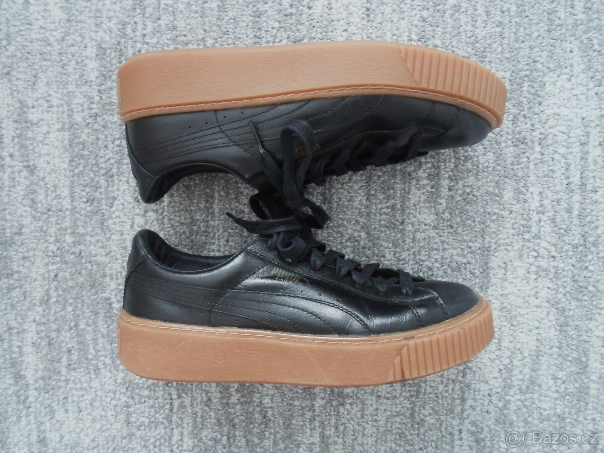Černé boty tenisky botasky Puma - 39 - 3