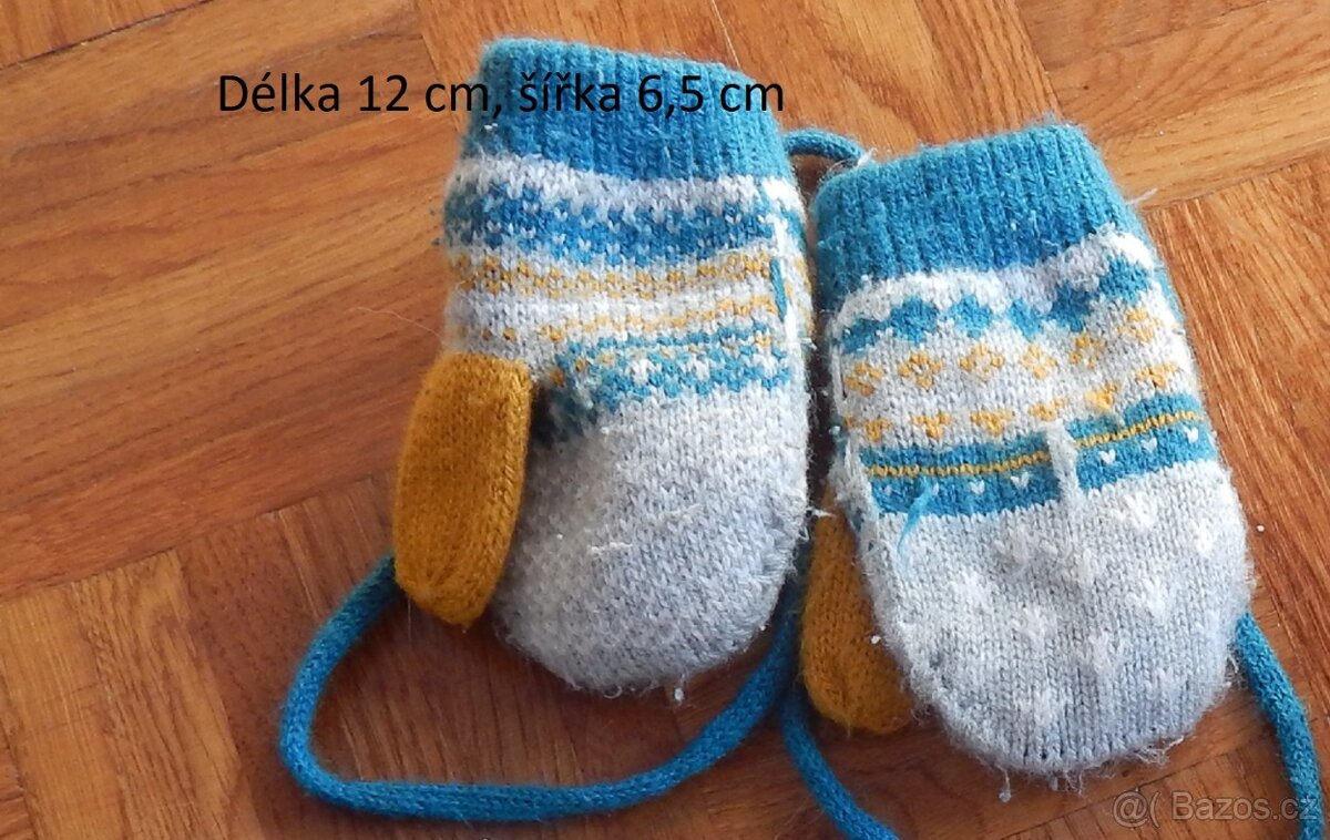 Dětské zimní čepice a rukavice - 3