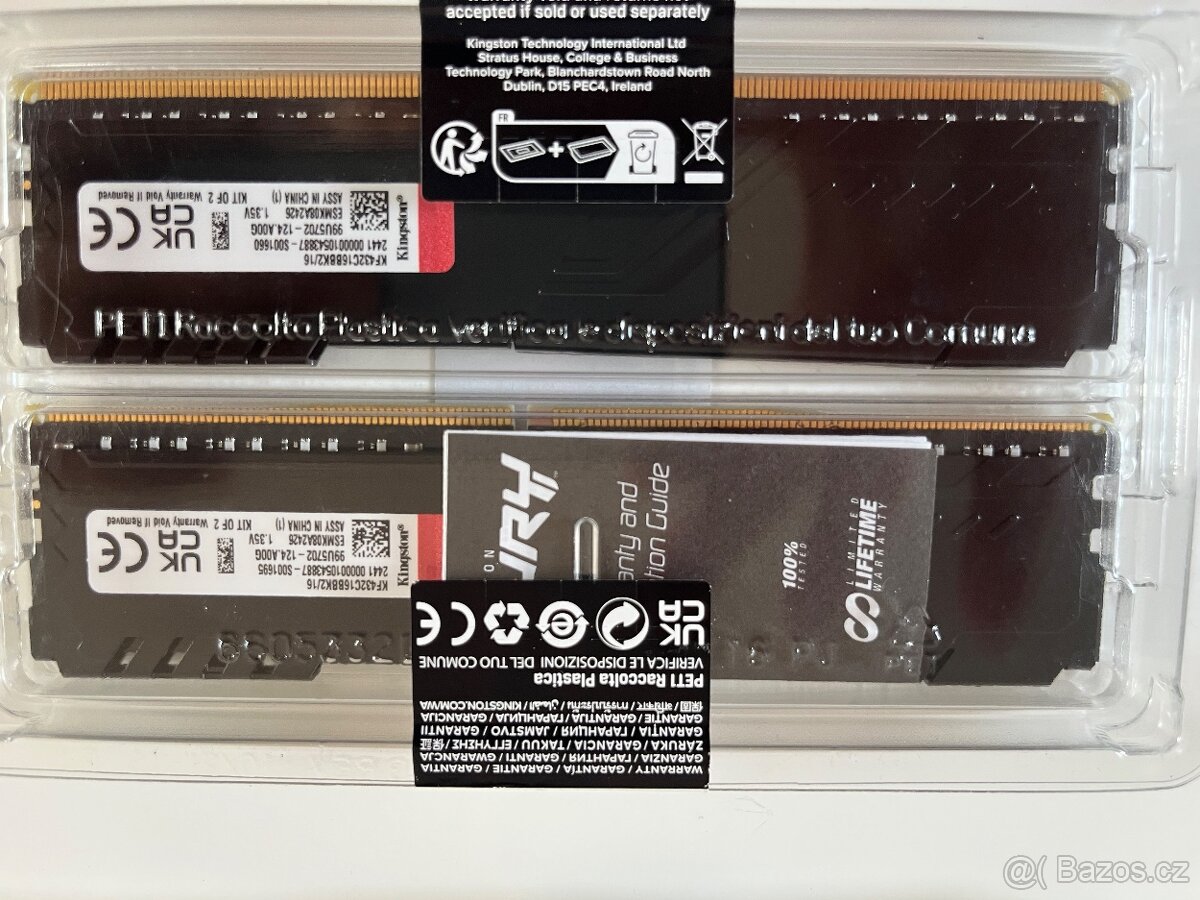 Kingston Fury 16GB DDR4 - 3