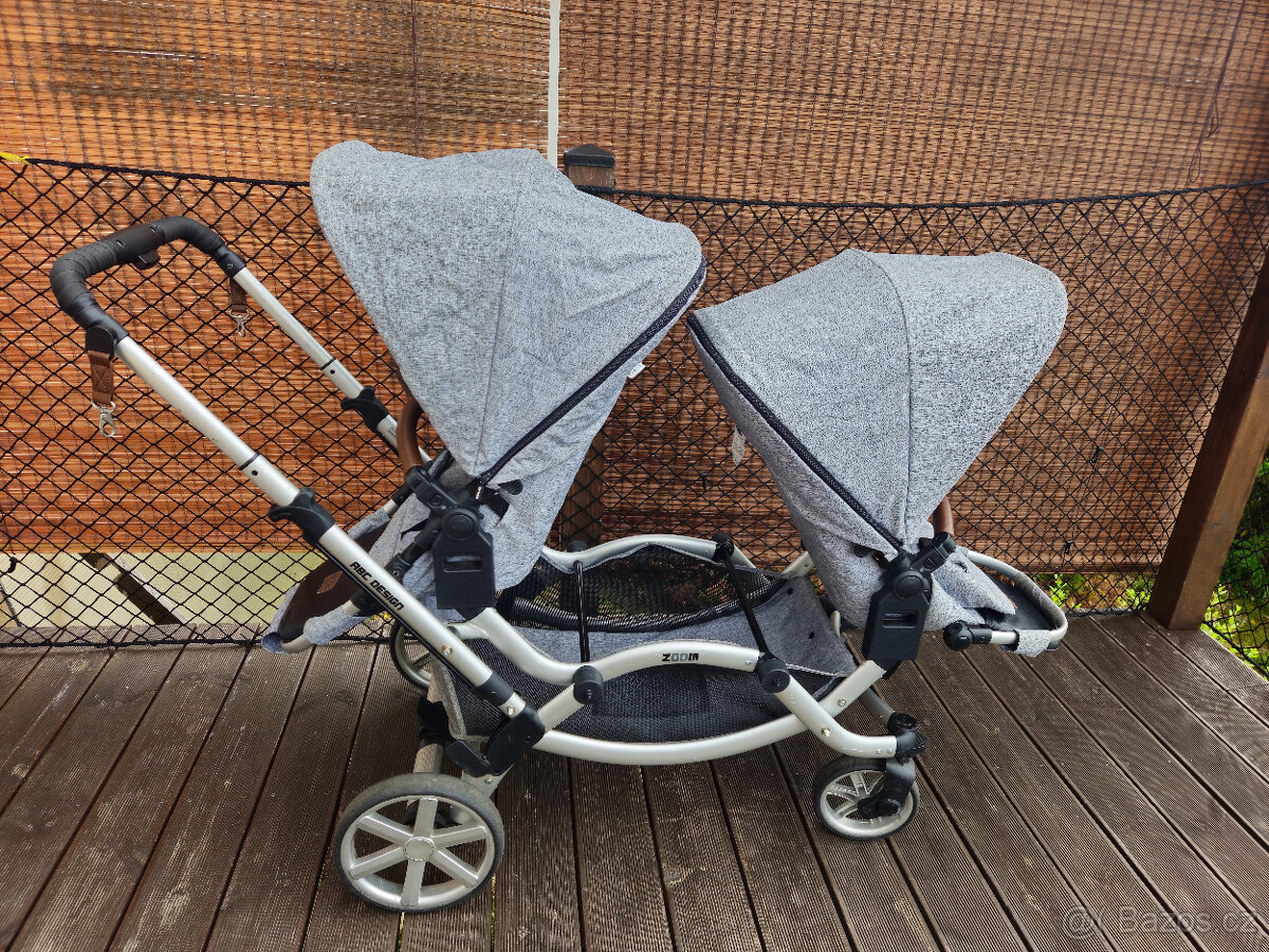 Dvojkočárek ABC DESIGN Zoom Graphite Grey - 3