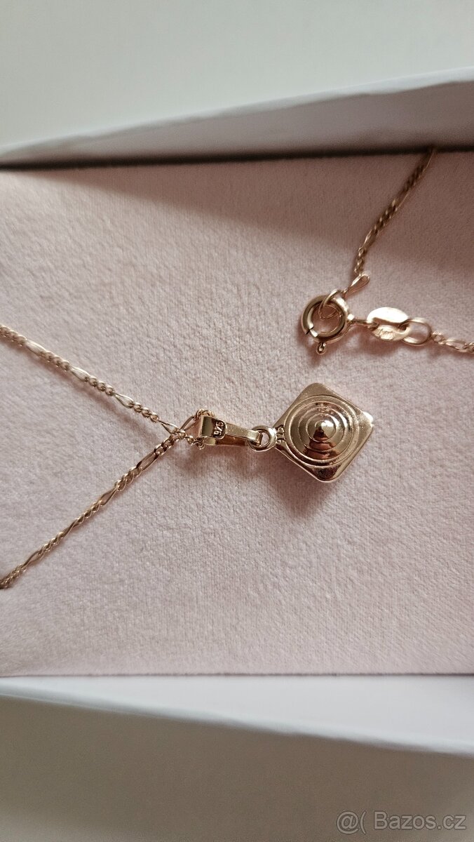 Řetízek stříbrný s přívěskem - 3