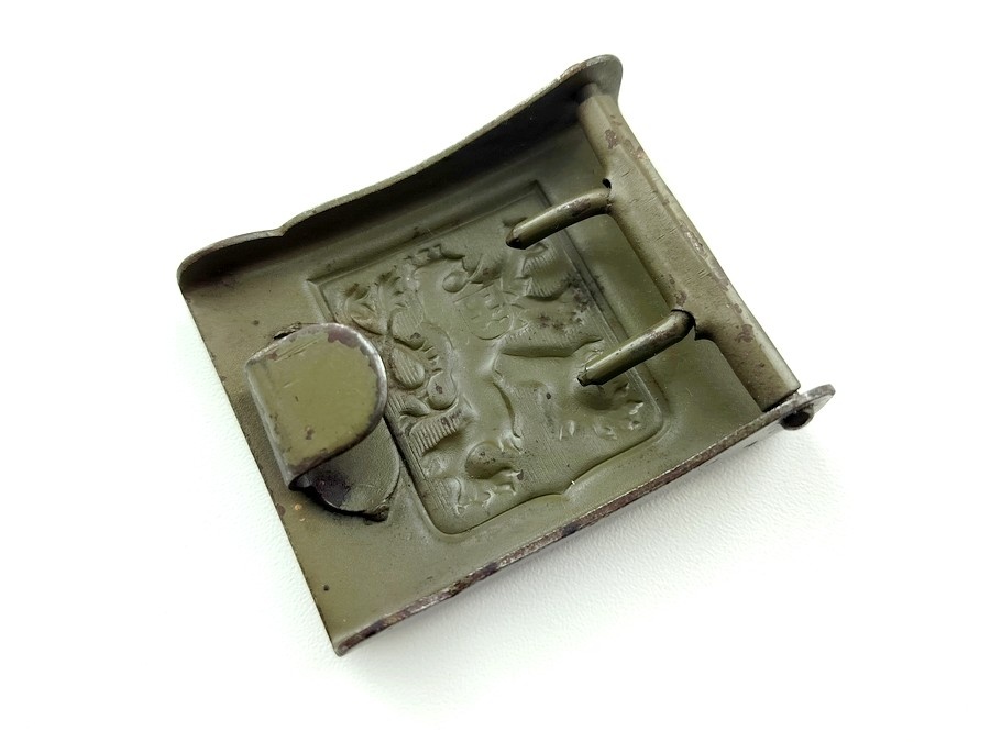 Přezka čs. armáda lvíček opasek 50. léta podpis HF - 3