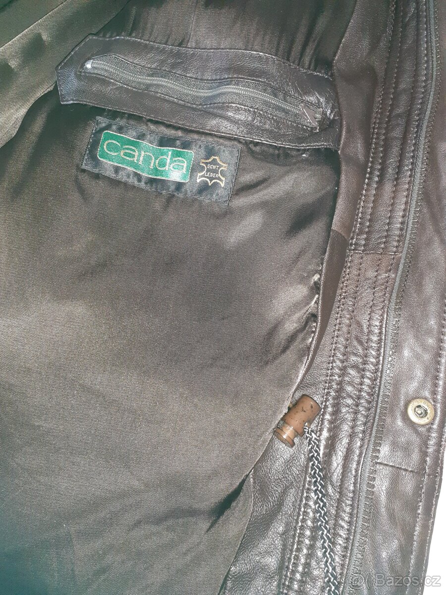 Pánská kožená bunda vel. 54 - 3