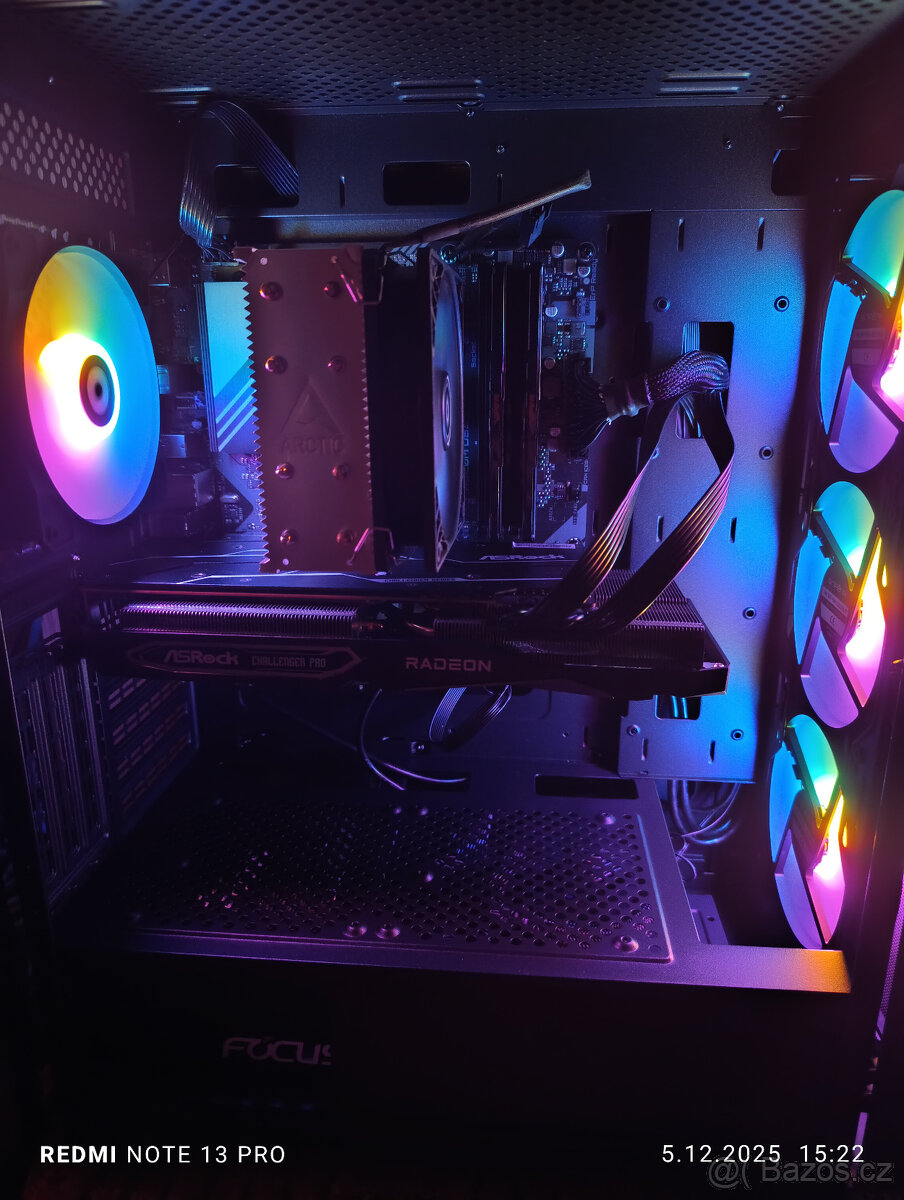 Herni PC- Ryzen 5 7600, 32GB RAM,1TB SSD,6700XT 12GB, WIN11 - 3