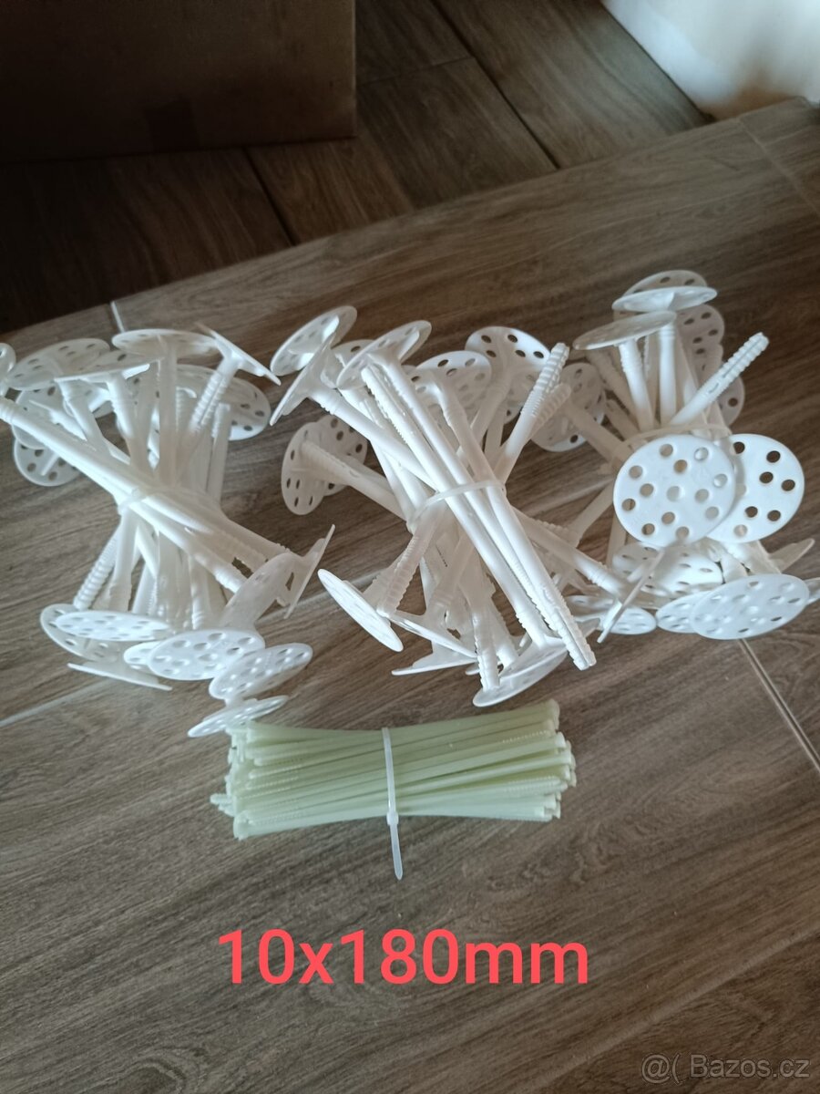 Prodám talířové hmoždinky 10x155 10x160 10x180 10x220 - 3