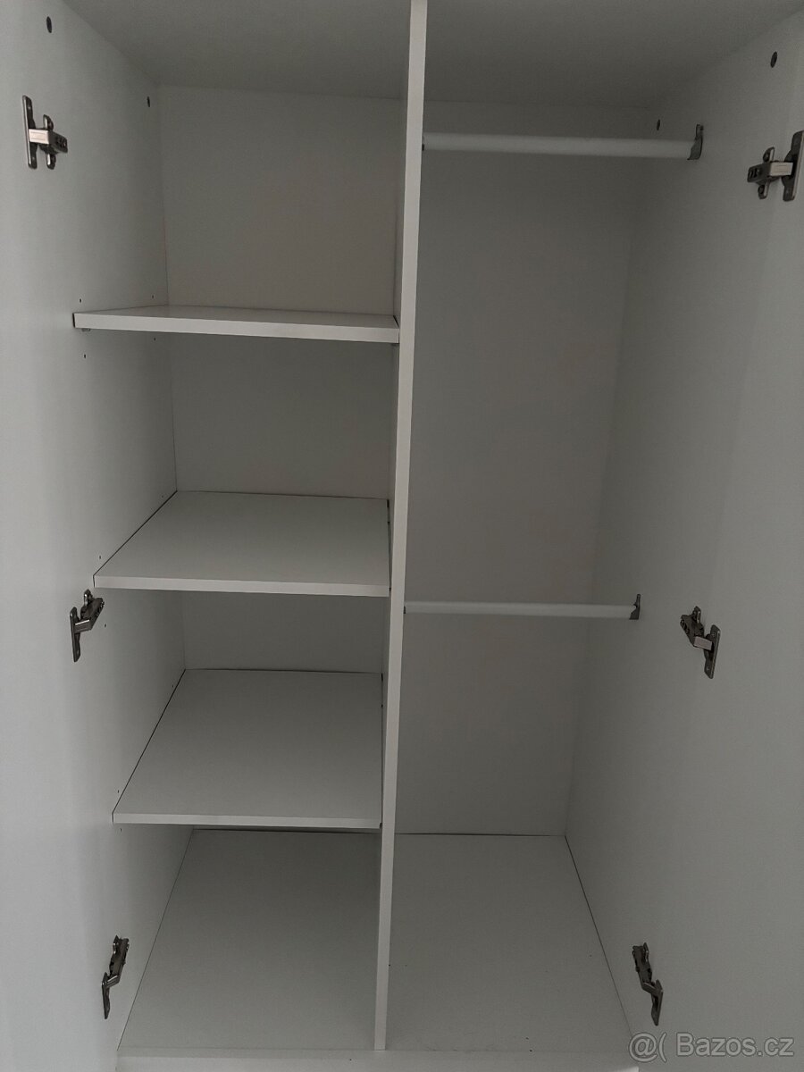 2x bílá šatni skříň - 3