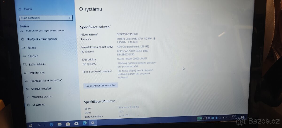 Notebook Lenovo G50-30 | 4GB RAM | Intel N2840 - 3