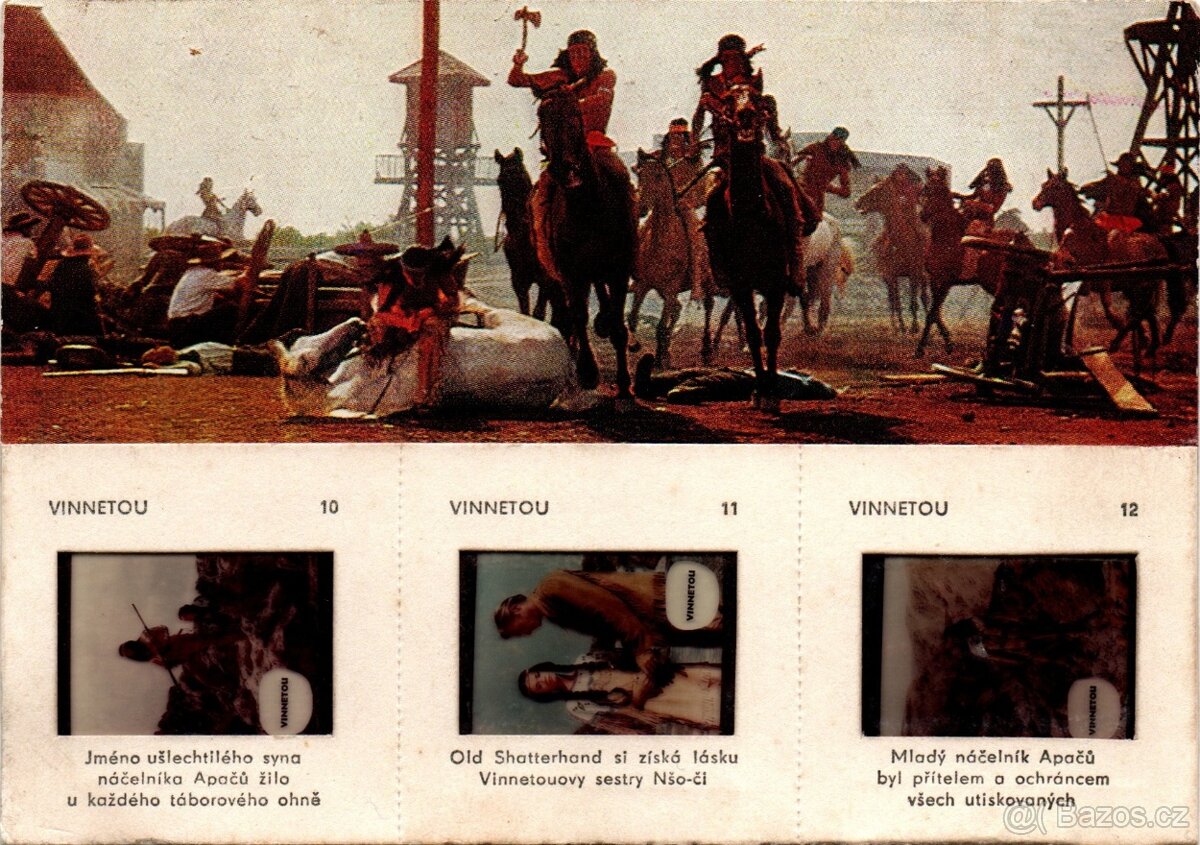 VINNETOU POHLEDY S DIAPOZITIVMI - 3