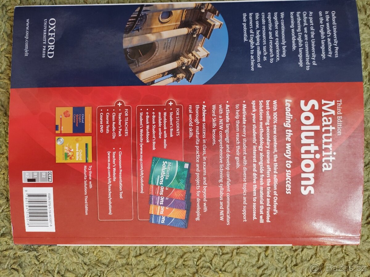 Učebnice a PSangličtiny Maturita Solutions Pre-Intermediate - 3