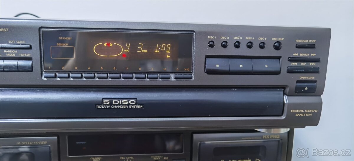 🎶 Technics SL‑PD867 – 5‑diskový CD měnič - 3