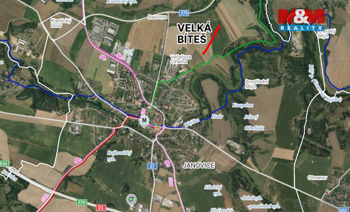 Prodej 1/4 pole 6266 m2 ve Velké Bíteši - 3