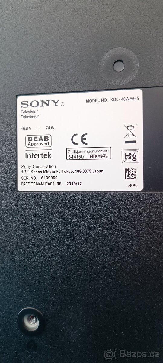 Sony 40We665 - 3