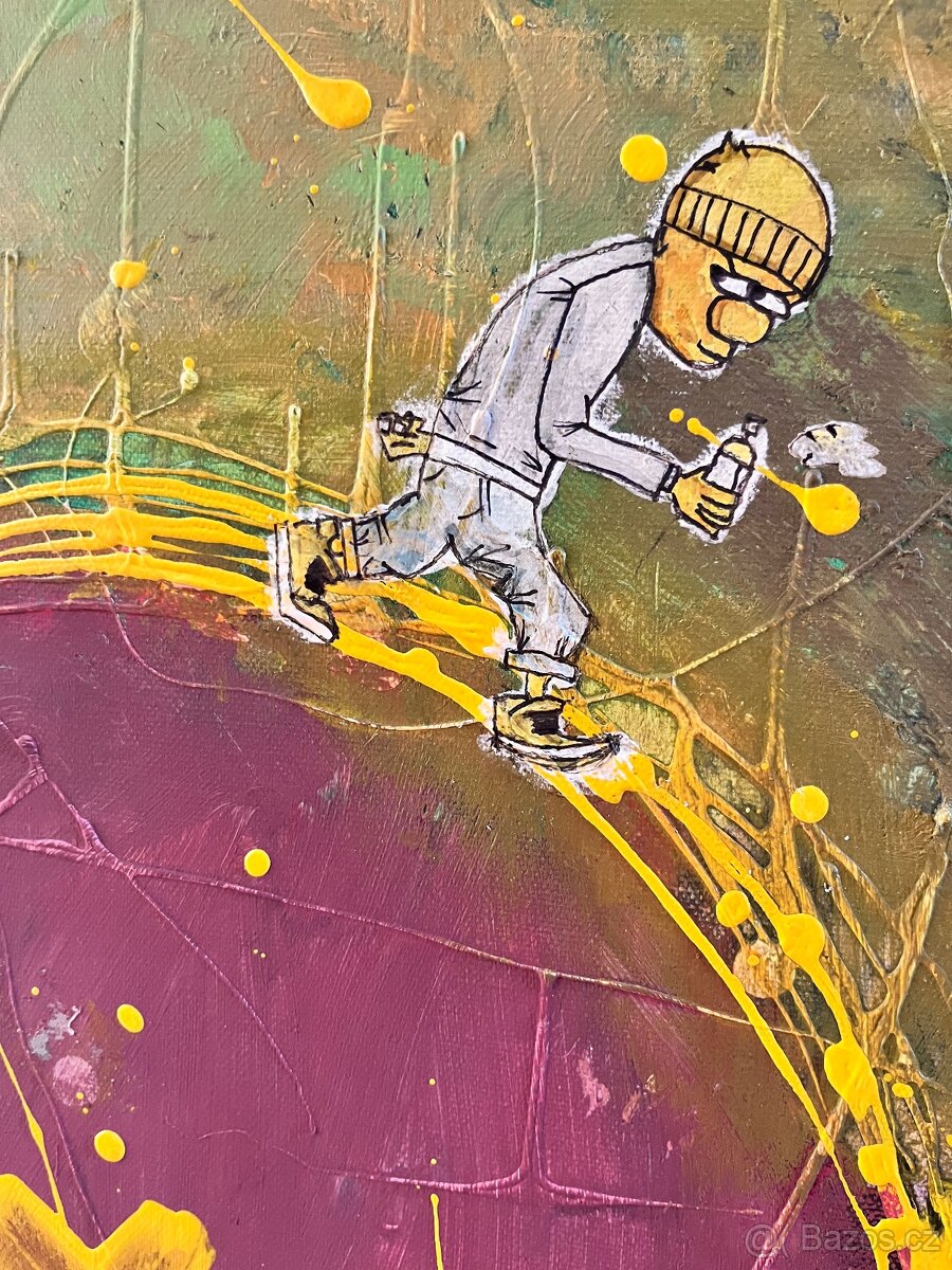 Originál akryl 70x50 - 3