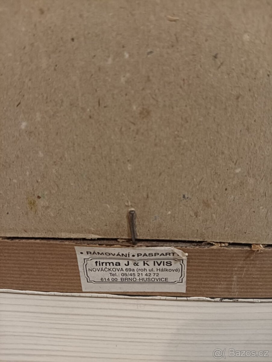 Obraz ,litografie , - 3