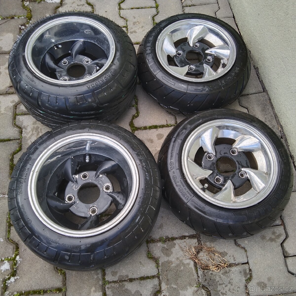 Litá silniční ALU kola 10" na čtyřkolku