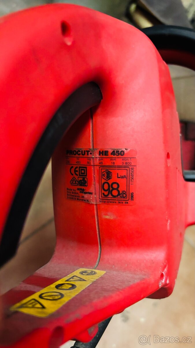 plotové nůžky elektrické IKRA - 3