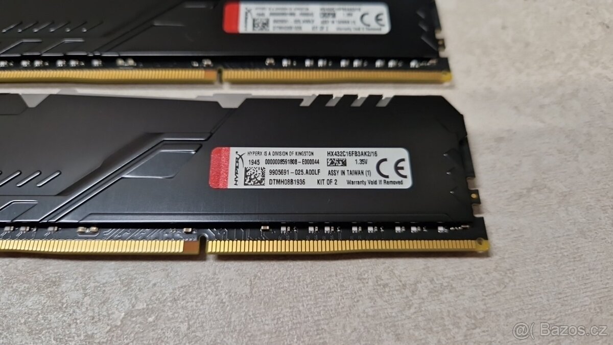 ❰ RAM DDR4 | Kingston HyperX Fury RGB 16GB, 3200MHZ ❱ - 3
