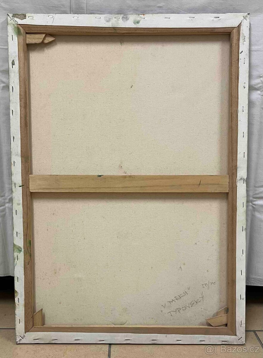 Obraz originál olej na plátně autor Karel Typovský - 3