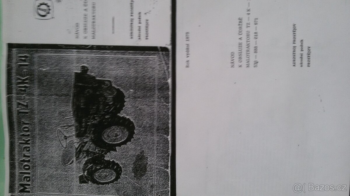 Díly - malotraktor TZ-4K-14 - 3