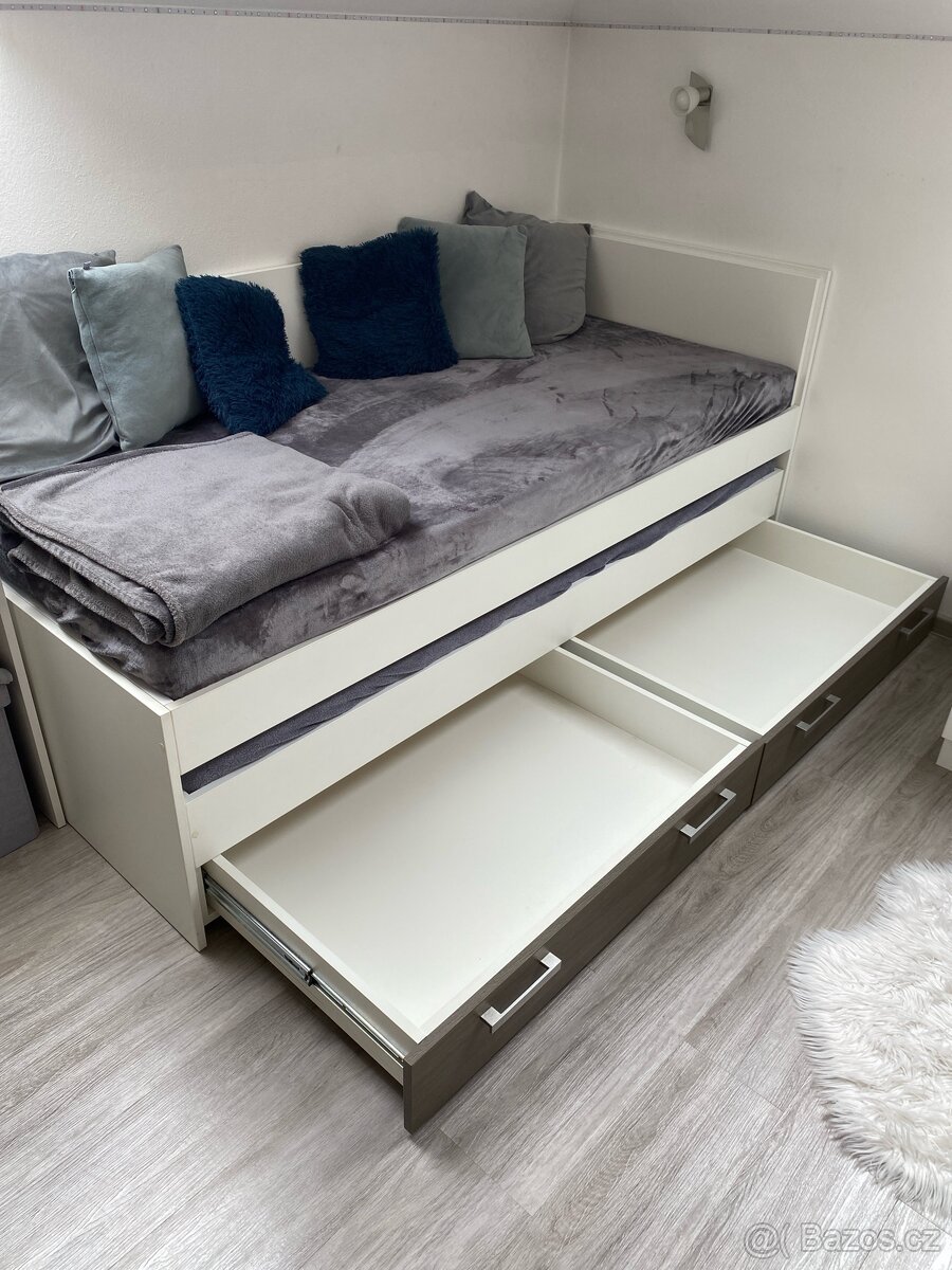 Rozkládací postel s úložným prostorem - 3