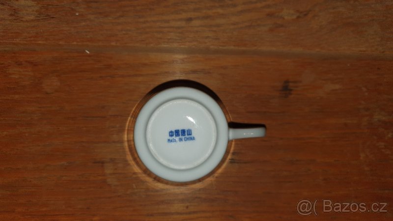 Čínská čajová souprava z keramiky - modro-bílá - 3